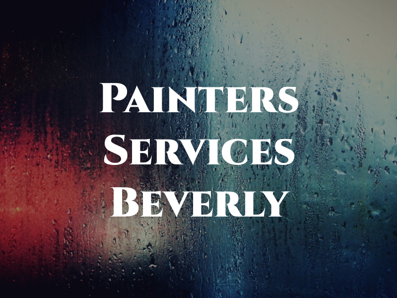 Painters Services Beverly