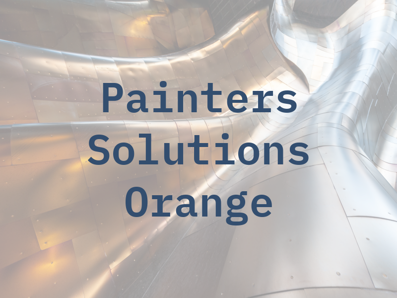 Painters Solutions Orange