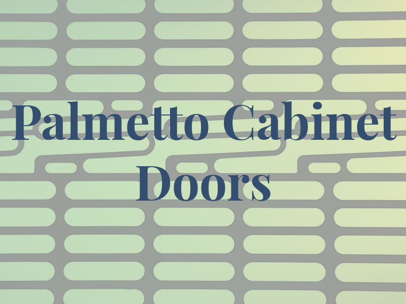 Palmetto Cabinet Doors