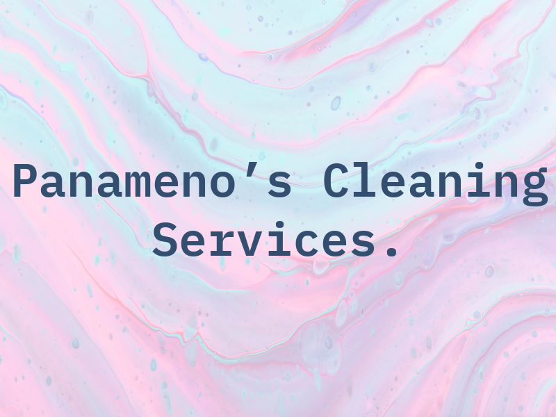 Panameno's Cleaning Services.