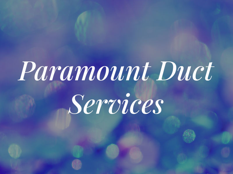 Paramount Air Duct Services