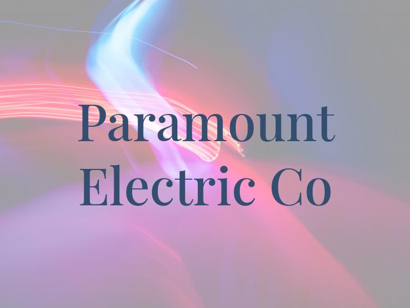 Paramount Electric Co