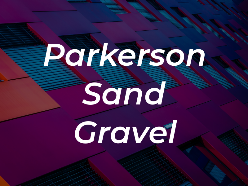 Parkerson Sand & Gravel
