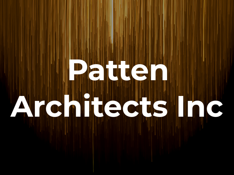 Patten Architects Inc