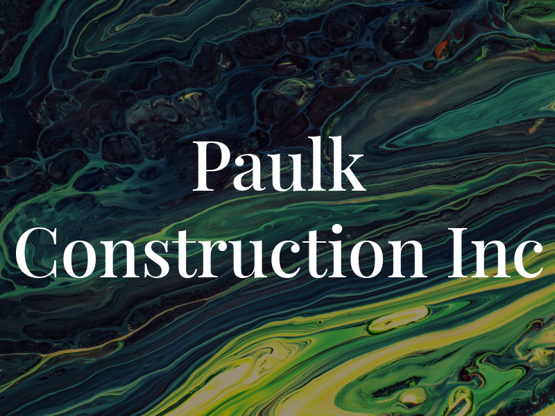 Paulk Construction Inc