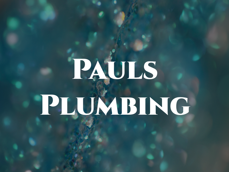 Pauls Plumbing