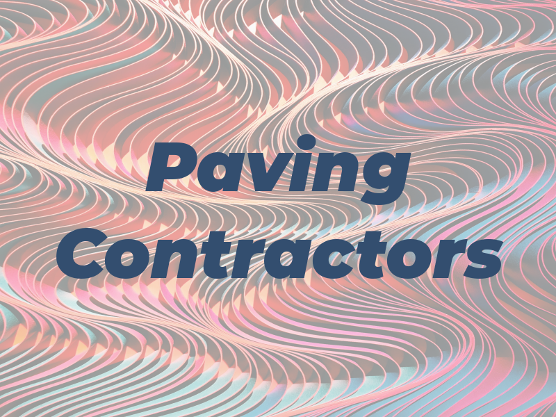 Paving Contractors