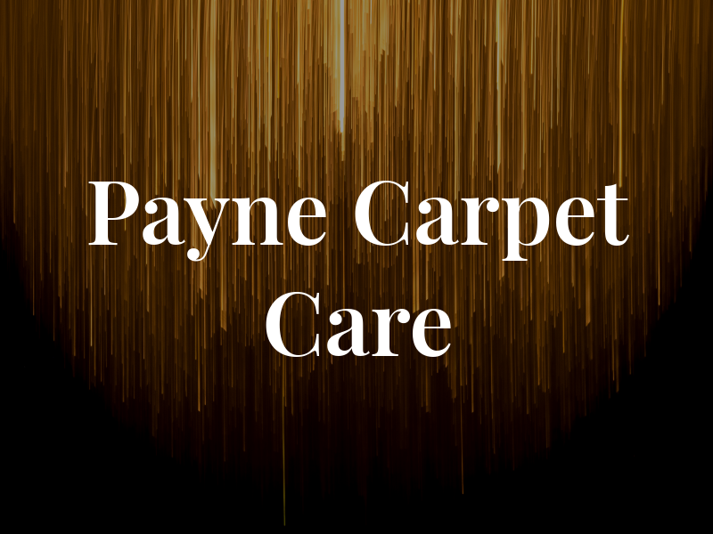 Payne Carpet Care