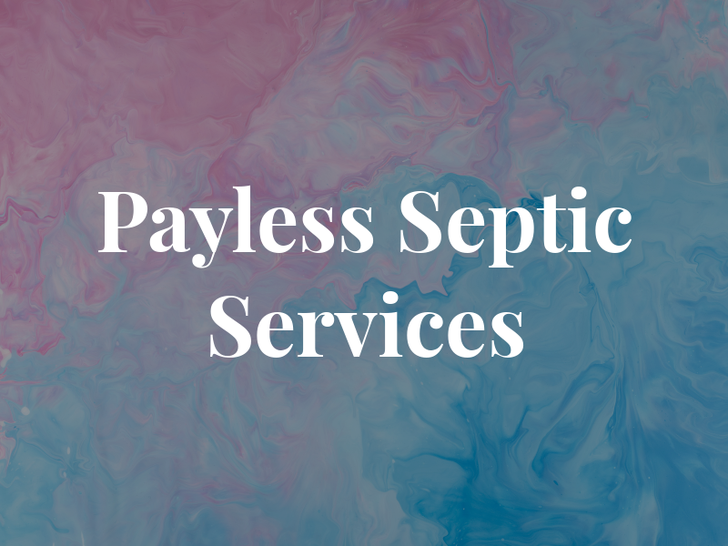 Payless Septic Services