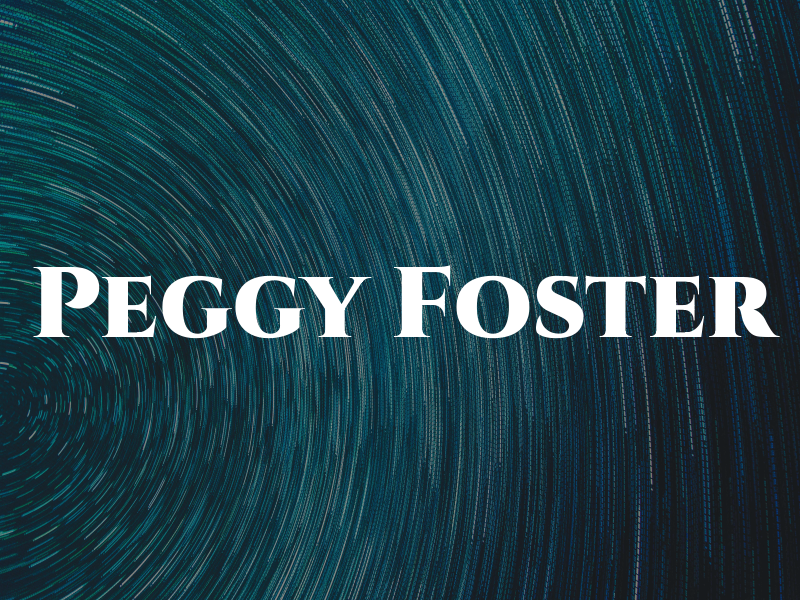 Peggy Foster