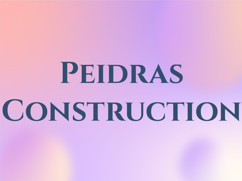 Peidras Construction