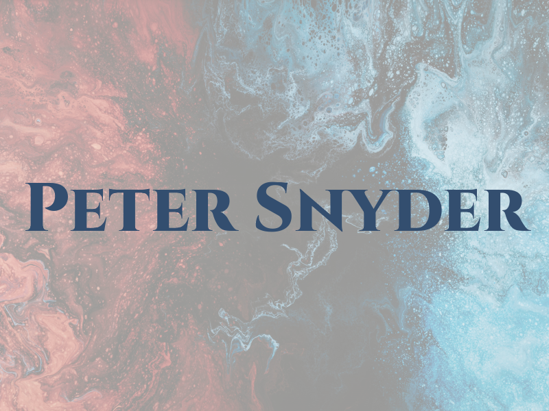 Peter Snyder