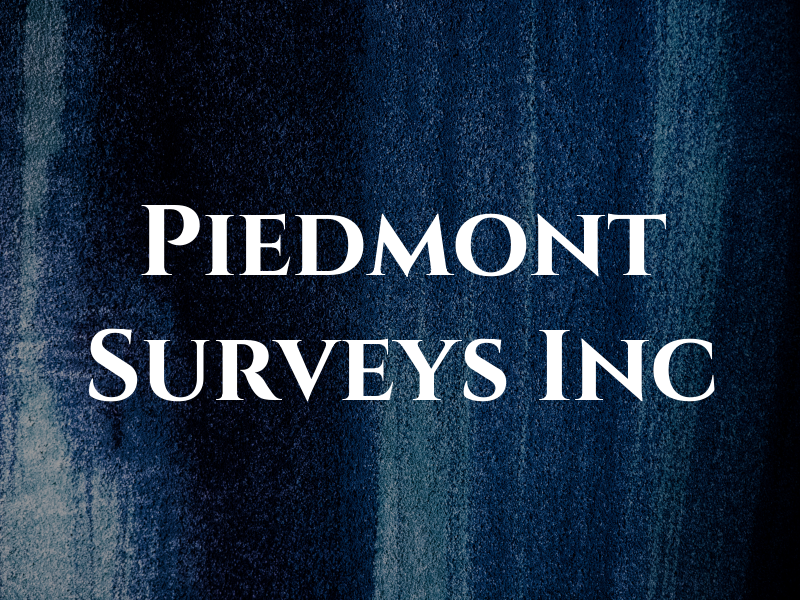 Piedmont Surveys Inc