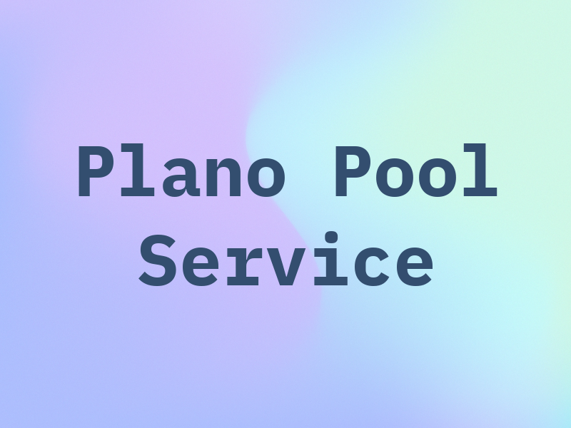 Plano Pool Service
