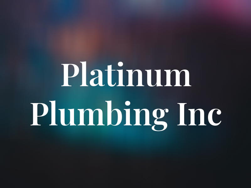 Platinum Plumbing Inc