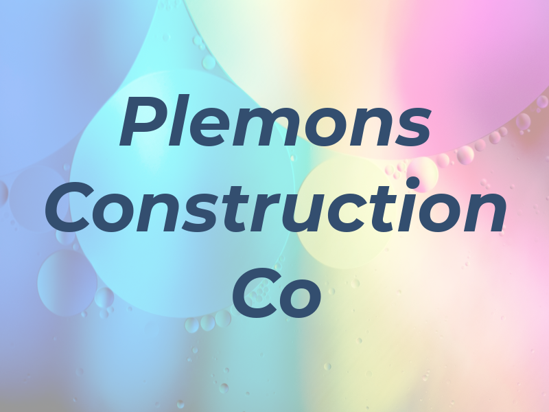 Plemons Construction Co