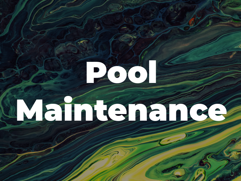 Pool Maintenance