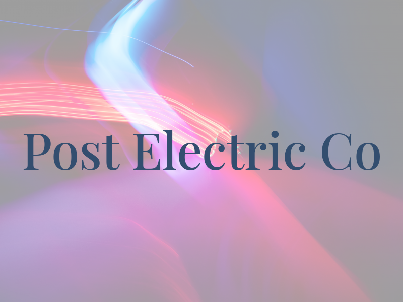 Post Electric Co