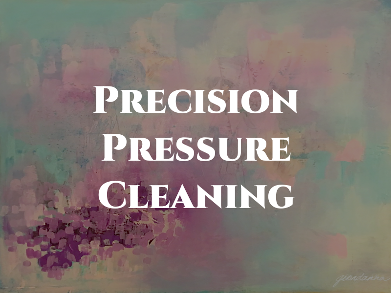 Precision Pressure Cleaning