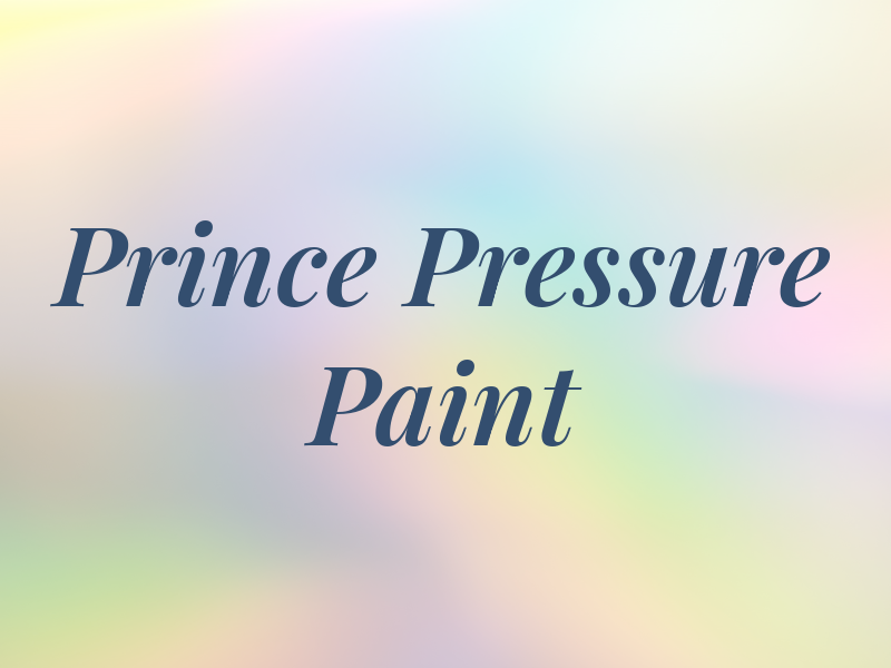 Prince Pressure & Paint LLC