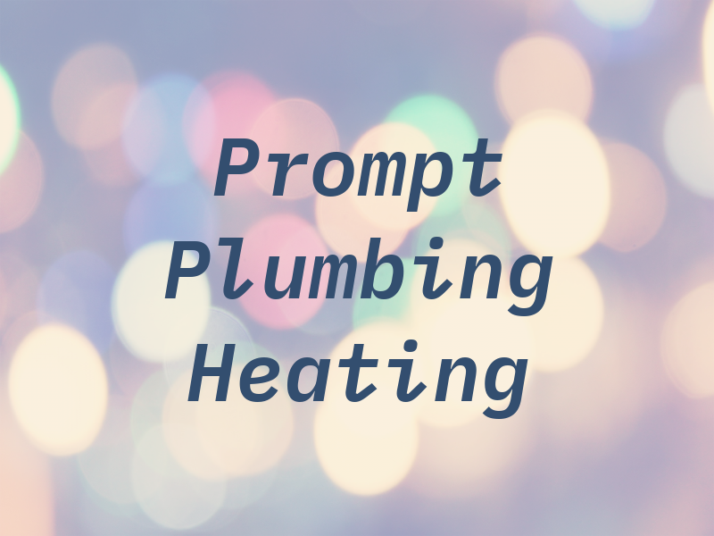 Prompt Plumbing & Heating