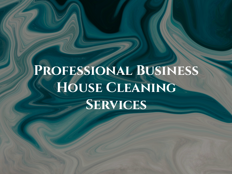 Professional Business and House Cleaning Services