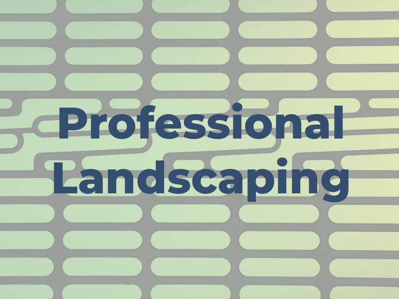 Professional Landscaping