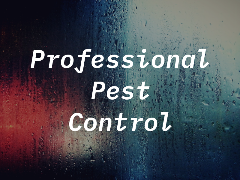 Professional Pest Control Inc