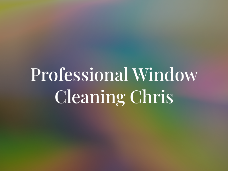 Professional Window Cleaning by Chris