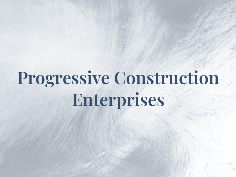 Progressive Construction Enterprises