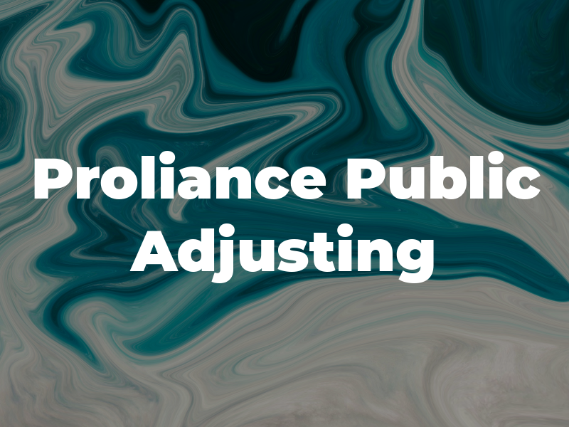 Proliance Public Adjusting