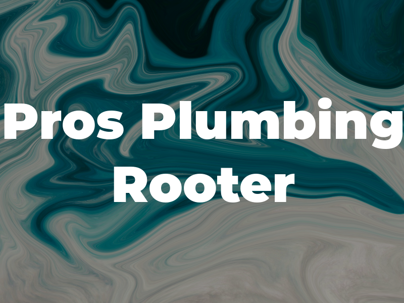 Pros Plumbing and Rooter