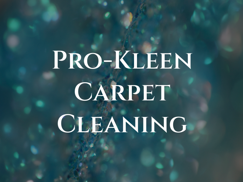 Pro-Kleen Carpet Cleaning