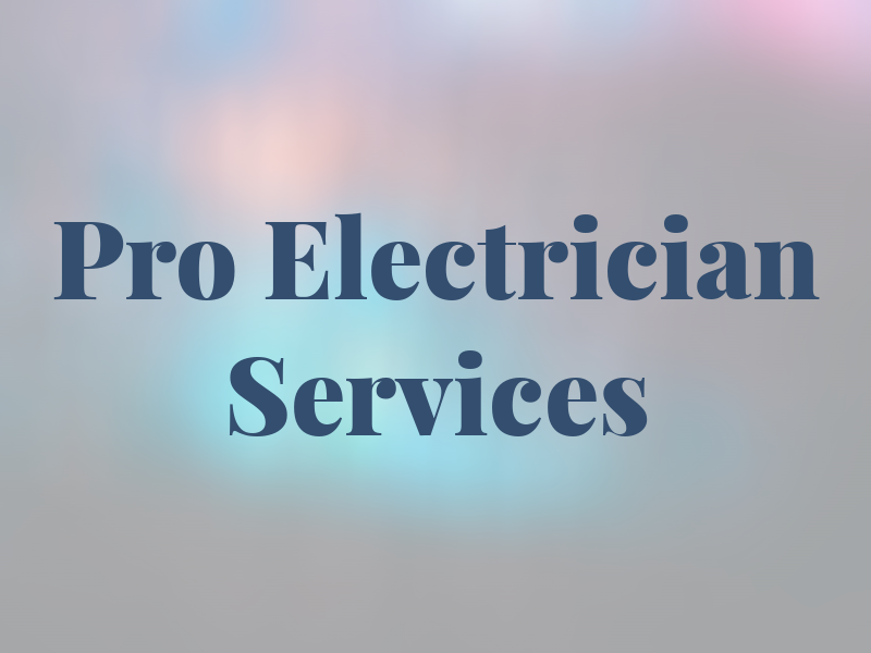 Pro Electrician Services