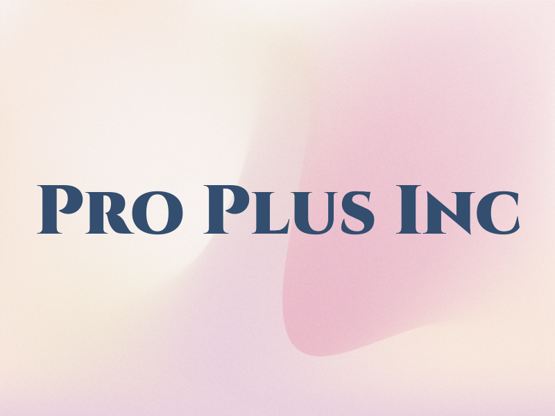 Pro Plus Inc