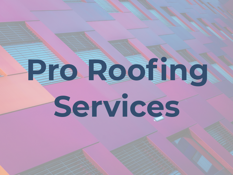 Pro Roofing Services