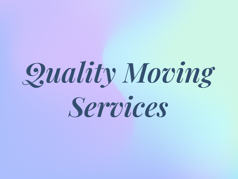 Quality Moving Services
