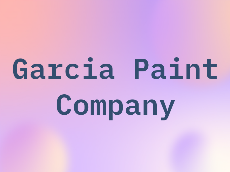 R Garcia Paint Company