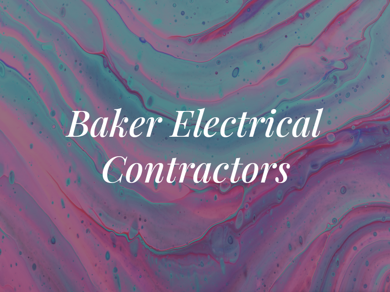 R E Baker Electrical Contractors