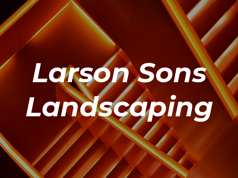 R Larson & Sons Landscaping