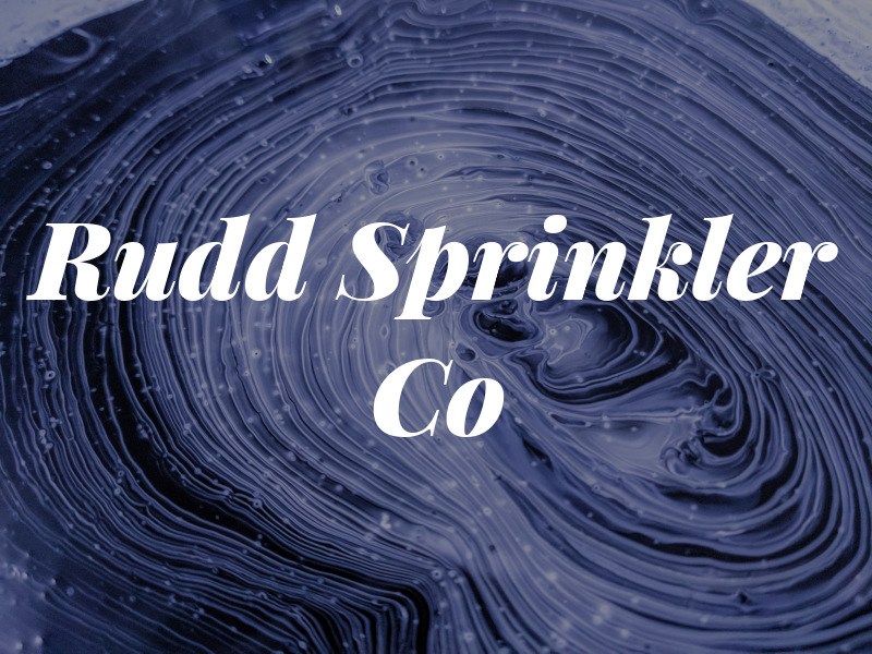 Rudd Sprinkler Co