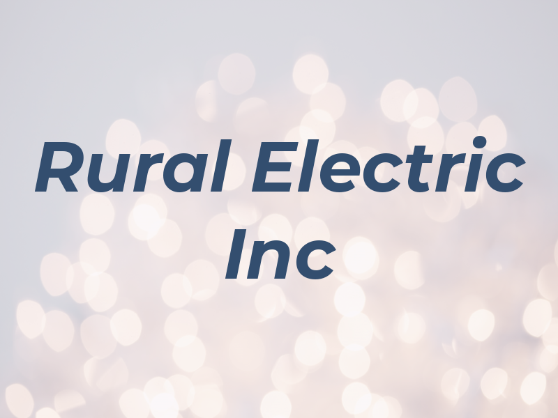 Rural Electric Inc