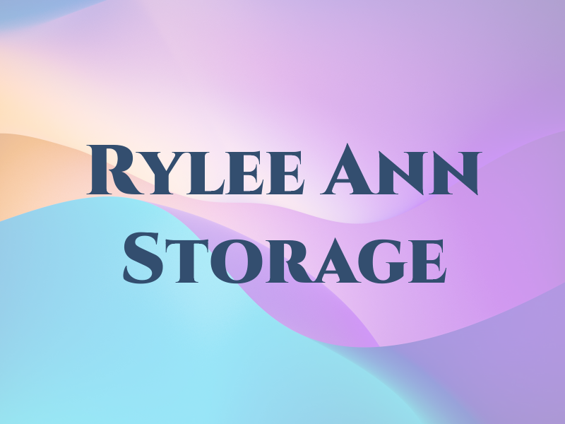 Rylee Ann Storage