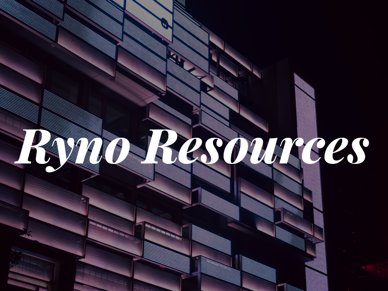 Ryno Resources