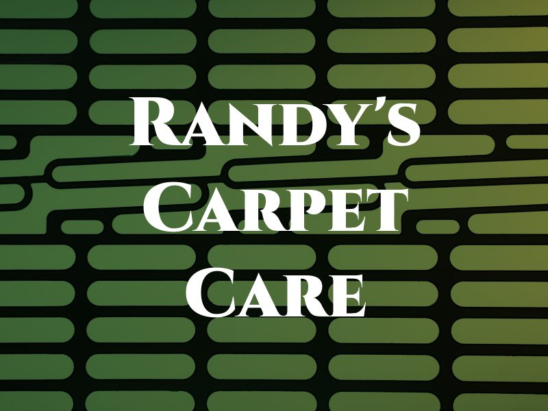 Randy's Carpet Care