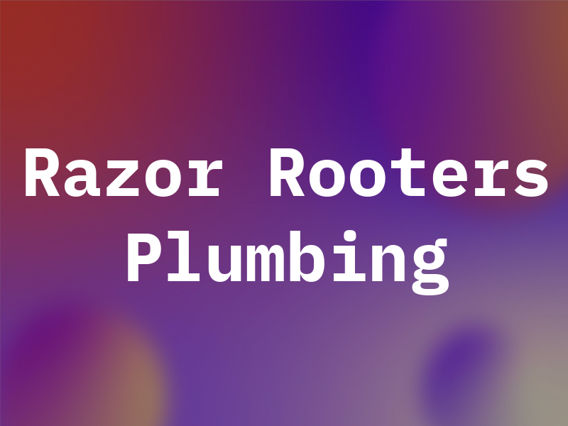 Razor Rooters Plumbing