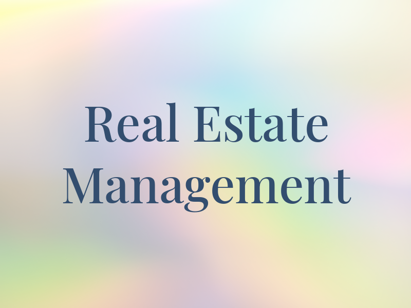 Real Estate Management