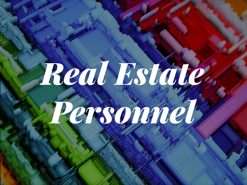 Real Estate Personnel