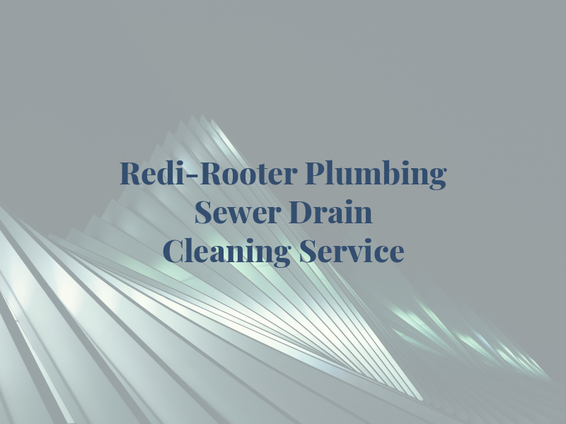Redi-Rooter Plumbing Sewer & Drain Cleaning Service Inc