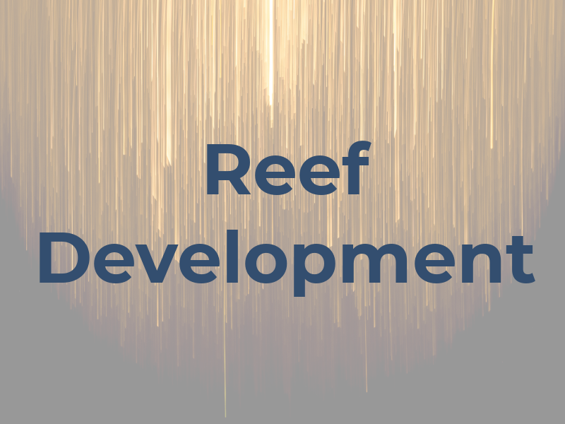 Reef Development